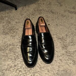 Men’s Allen Edmonds shell cordovan Randolph in black